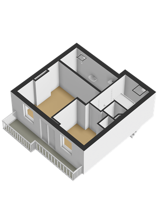 Floorplan - Dordtselaan 179A03, 3081 BN Rotterdam